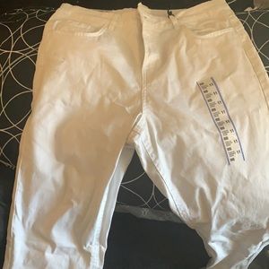 Size 11 white push up jeans